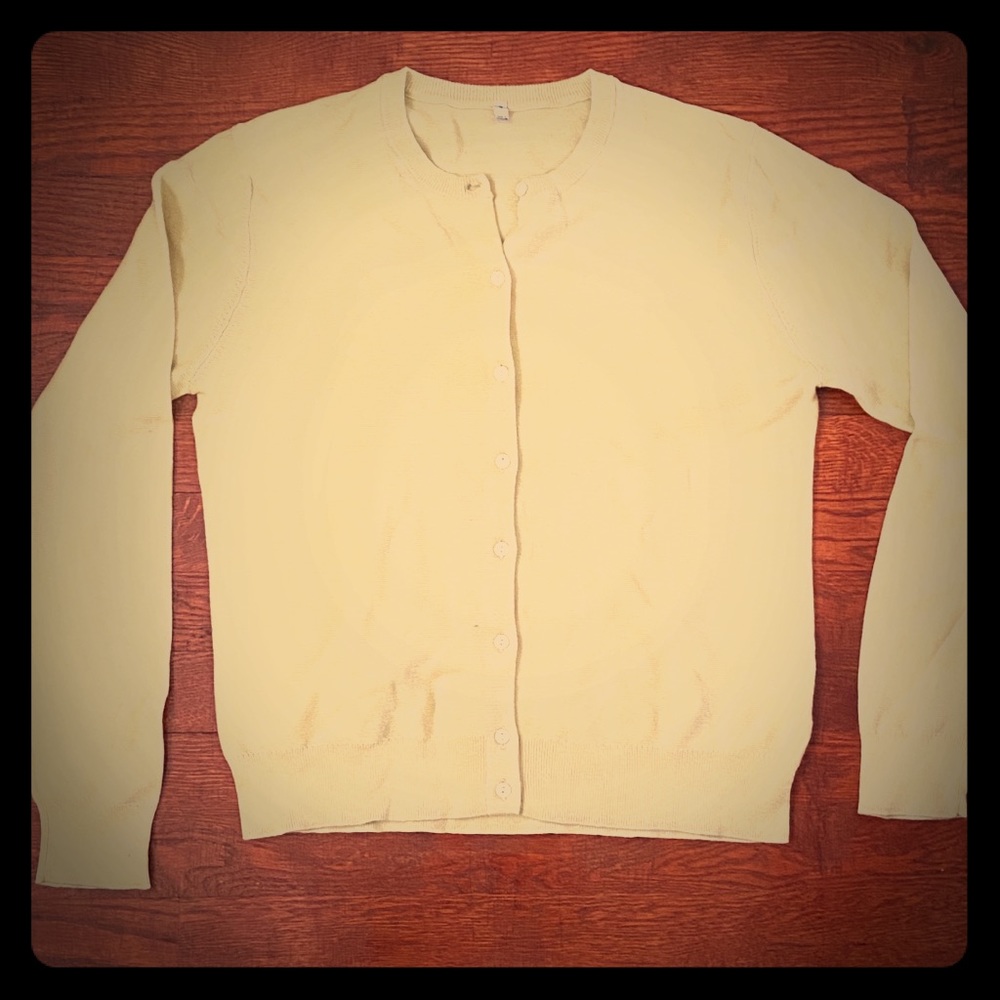 WOMEN COARSE JERSEY KNIT CARDIGAN